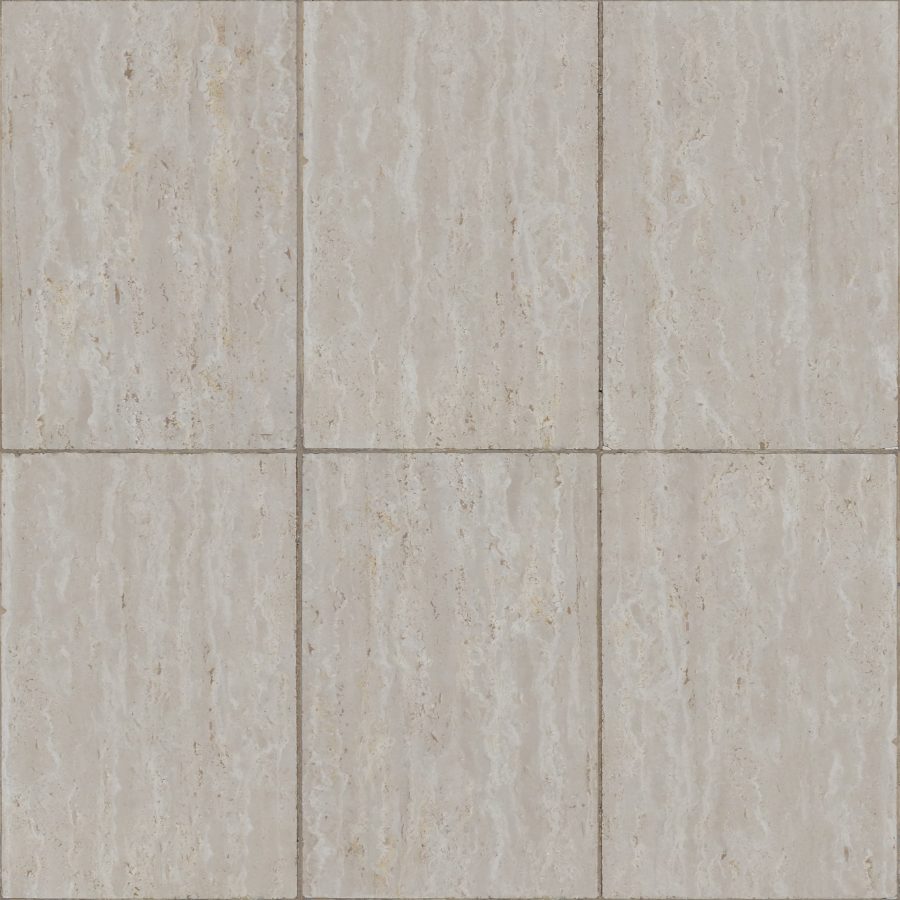 Polished marble flooring in a finished interior